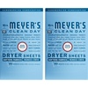 image:imageMRS MEYERS CLEAN DAY Dryer Sheets Fabric Softener Honeysuckle 80 Count  Adds Freshness to Clothes and Softens Fabric Reduces Static Infused with Essential OilsRain Water