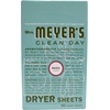 image:imageMRS MEYERS CLEAN DAY Dryer Sheets Fabric Softener Honeysuckle 80 Count  Adds Freshness to Clothes and Softens Fabric Reduces Static Infused with Essential OilsBasil