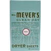 image:imageMRS MEYERS CLEAN DAY Dryer Sheets Fabric Softener Honeysuckle 80 Count  Adds Freshness to Clothes and Softens Fabric Reduces Static Infused with Essential OilsBasil