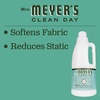 image:imageMRS MEYERS CLEAN DAY Liquid Fabric Softener Basil 32 fl oz  Softens and Freshens Laundry Reduces Static Up to 32 Loads per Bottle Cruelty Free Made with Essential Oils