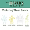 image:imageMRS MEYERS CLEAN DAY MultiSurface Everyday Concentrate Basil Scent 32 Fl Oz Bottle  Dilute with Water for Powerful Cleaner Makes Up to 16 Gallons per Bottle Removes Dirt and Freshens SurfacesBasil