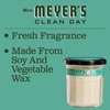image:imageMRS MEYERS CLEAN DAY Soy Aromatherapy Candle 35 Hour Burn Time Made with Soy Wax and Essential Oils Limited Edition Snowdrop 72 oz  Pack of 2Basil