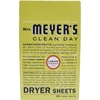 image:imageMRS MEYERS CLEAN DAY Dryer Sheets Fabric Softener Honeysuckle 80 Count  Adds Freshness to Clothes and Softens Fabric Reduces Static Infused with Essential OilsLemon Verbena