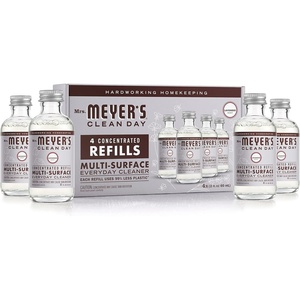 image:imageMRS MEYERS CLEAN DAY Cleaner Concentrated Refills Lavender 4 Pack  Removes Dirt and Freshens Surfaces MultiSurface Cleaner 4 Concentrated Refills 2 fl oz each Makes 64 fl oz Total64 Fl Oz Pack of 1