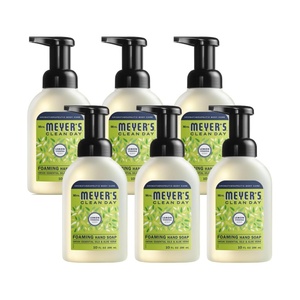 image:imageMRS MEYERS CLEAN DAY Foaming Hand Soap Concentrated Refills 4 Concentrated Refills 2 Fl Oz each Rain Water Scent Makes 40 Fl Oz of Foaming Soap Total  Moisturizing Hand Soap Softens and Cleans Hands 4 Concentrated Refills 2 Fl Oz each Makes 40 Fl Oz of Foaming SoapLemon Verbena