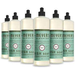 image:imageMRS MEYERS CLEAN DAY Liquid Dish Soap Limited Edition Snowdrop 16 Fl Oz  Pack of 3  Cuts Through Grease Removes 48Hour Stuck on Food Cruelty Free Made with Essential Oils and Aloe Vera Extract16 Fl Oz Pack of 6