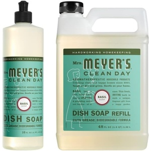 image:imageMRS MEYERS CLEAN DAY Liquid Dish Soap Limited Edition Snowdrop 16 Fl Oz  Pack of 3  Cuts Through Grease Removes 48Hour Stuck on Food Cruelty Free Made with Essential Oils and Aloe Vera Extract64 Fl Oz Pack of 1