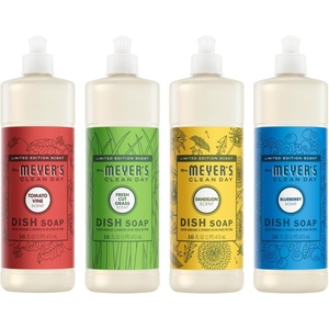 image:imageMRS MEYERS CLEAN DAY Liquid Dish Soap Limited Edition Snowdrop 16 Fl Oz  Pack of 3  Cuts Through Grease Removes 48Hour Stuck on Food Cruelty Free Made with Essential Oils and Aloe Vera Extract16 Fl Oz Pack of 4