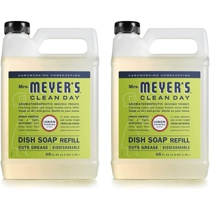 image:imageMRS MEYERS CLEAN DAY Liquid Dish Soap Refill Lavender 48 fl ozLemon