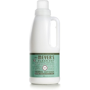 image:imageMRS MEYERS CLEAN DAY Liquid Fabric Softener Basil 32 fl oz  Softens and Freshens Laundry Reduces Static Up to 32 Loads per Bottle Cruelty Free Made with Essential Oils