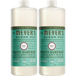 image:imageMRS MEYERS CLEAN DAY MultiSurface Everyday Concentrate Peony Scent 32 Fl Oz Bottle  2 Pack  Dilute with Water for Powerful Cleaner Makes Up to 16 Gallons per Bottle Removes Dirt and Freshens SurfacesBasil Concentrate