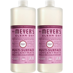 image:imageMRS MEYERS CLEAN DAY MultiSurface Everyday Concentrate Peony Scent 32 Fl Oz Bottle  2 Pack  Dilute with Water for Powerful Cleaner Makes Up to 16 Gallons per Bottle Removes Dirt and Freshens SurfacesPeony