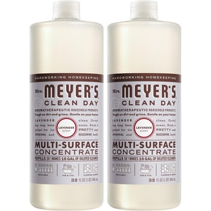 image:imageMRS MEYERS CLEAN DAY MultiSurface Everyday Concentrate Peony Scent 32 Fl Oz Bottle  2 Pack  Dilute with Water for Powerful Cleaner Makes Up to 16 Gallons per Bottle Removes Dirt and Freshens SurfacesLavender Concentrate