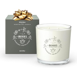 image:imageMRS MEYERS CLEAN DAY Soy Aromatherapy Candle 35 Hour Burn Time Made with Soy Wax and Essential Oils Limited Edition Snowdrop 72 oz  Pack of 2Mint